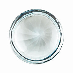 SKY BLUE TOPAZ BUFFTOP ROUND WITH TWISTED CONCAVE (DES#31) 15MM 16.40 Cts.