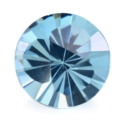 SKY BLUE TOPAZ CLUBS TOP ROUND (DES#93) 10MM 4.37 Cts.