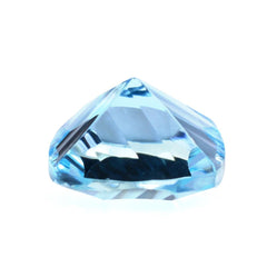 SKY BLUE TOPAZ LONG STEP CONCAVE CUSHION (DES#88) 9MM 3.71 Cts.