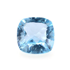 SKY BLUE TOPAZ CONCAVE CUT CUSHION (DES#71) 6MM 1.23 Cts.