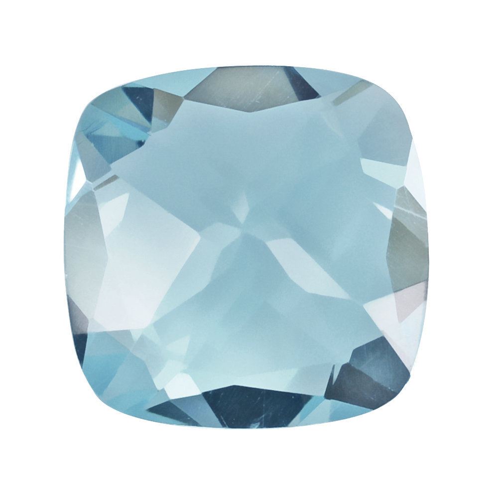 SKY BLUE TOPAZ CUT CUSHION 12MM 8.28 Cts.