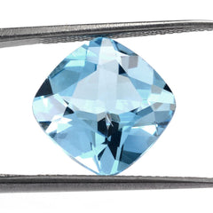 SKY BLUE TOPAZ CUT CUSHION 12MM 8.28 Cts.