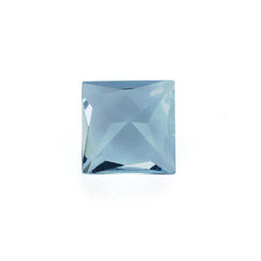 SKY BLUE TOPAZ PRINCESS CUT SQUARE 4MM 0.41 Cts.