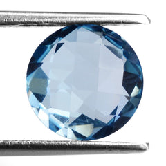 SKY BLUE TOPAZ BRIOLETTE ROUND (SI) 10MM 4.23 Cts.