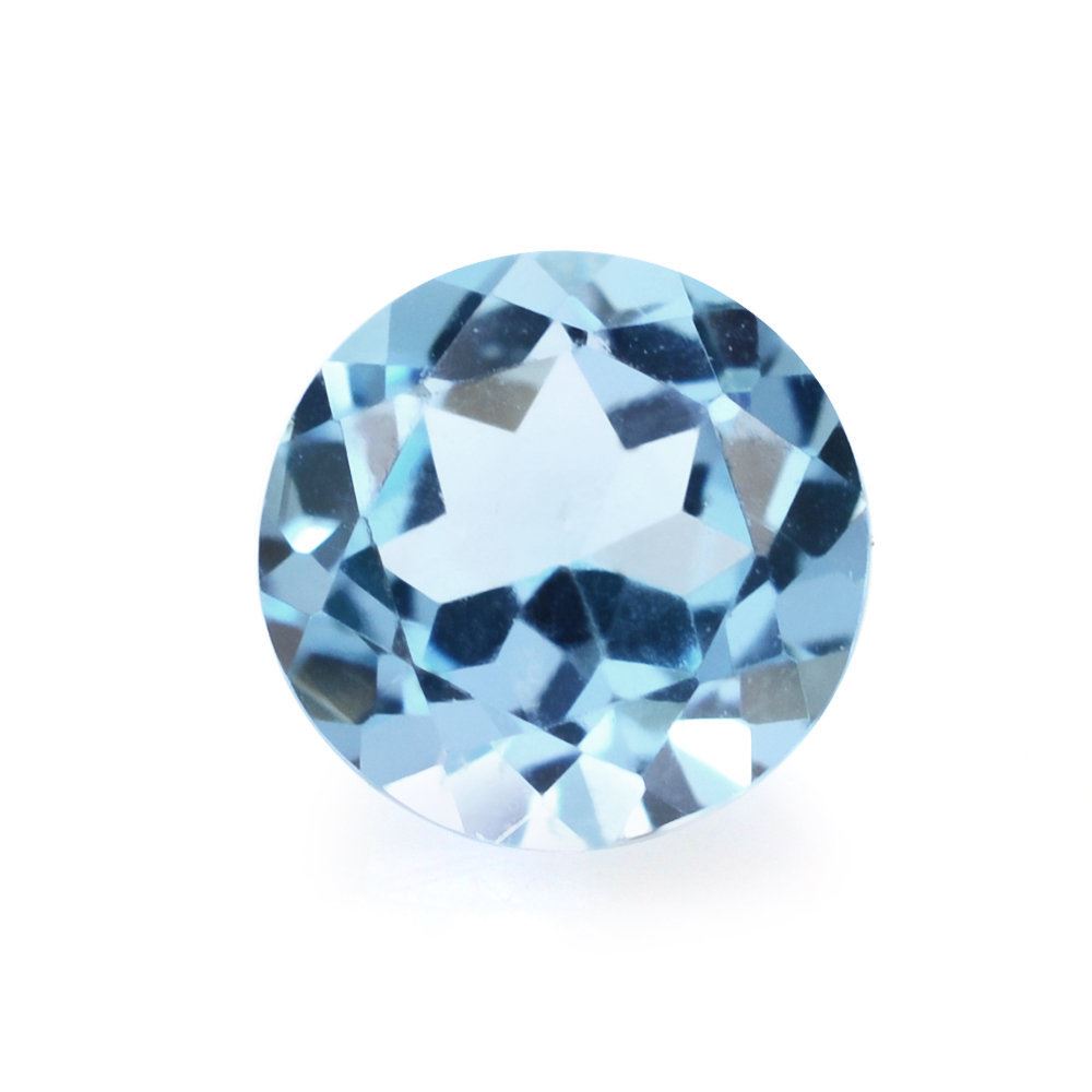 SKY BLUE TOPAZ CUT ROUND 5.50MM 0.78 Cts.