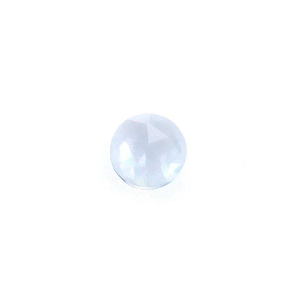 SKY BLUE TOPAZ ROSE CUT ROUND CAB 2MM 0.05 Cts.