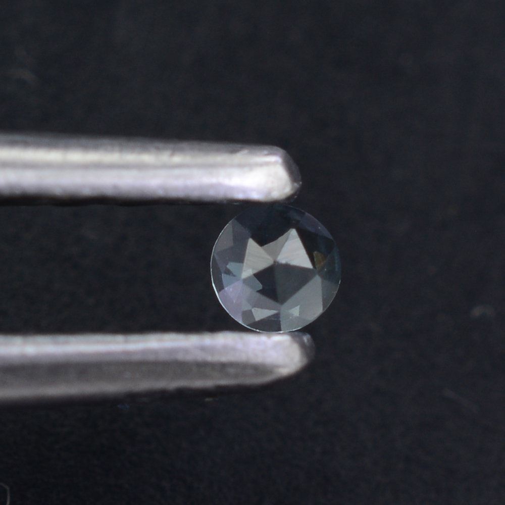 SKY BLUE TOPAZ ROSE CUT ROUND CAB 2MM 0.05 Cts.