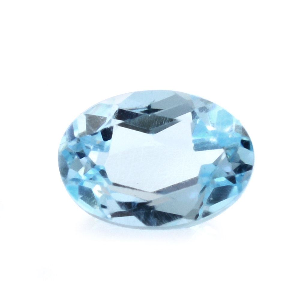 SKY BLUE TOPAZ CUT OVAL 7X5MM 0.81 Cts.