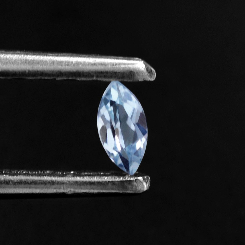 SKY BLUE TOPAZ CUT MARQUISE 4X2MM 0.08 Cts.