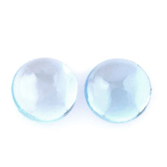 SKY BLUE TOPAZ ROUND CAB 4.50MM 0.44 Cts.