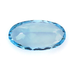 SKY BLUE TOPAZ CUT OVAL 17X9MM 6.07 Cts.