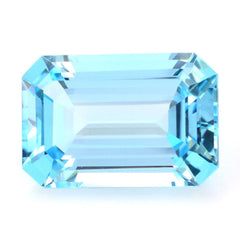 SKY BLUE TOPAZ CUT OCTAGON 15X10MM 10.21 Cts.