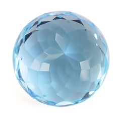 SKY BLUE TOPAZ PORTUGUESE CUT ROUND (DES#34) 12MM 11.45 Cts.