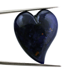 SODALITE PUFFY HEART SACRED (HALF DRILL 1MM) (DES#132) 28X23MM 45.80 Cts.