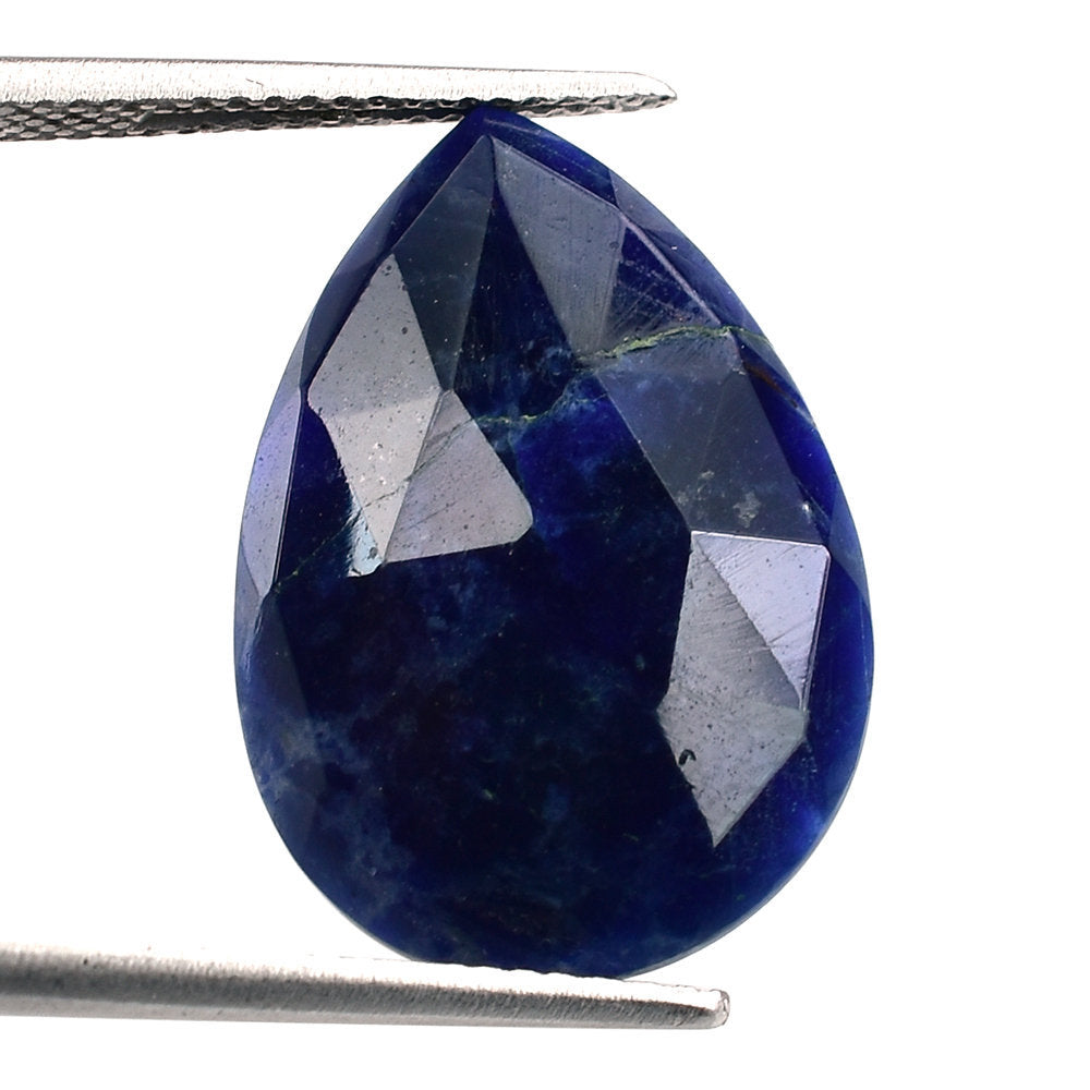 SODALITE ROSE CUT PEAR CAB 20X14MM 6.29 Cts.