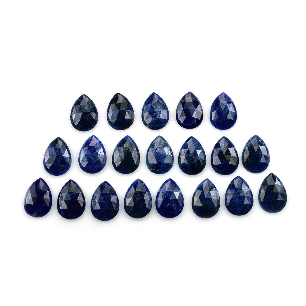 SODALITE ROSE CUT PEAR CAB 20X14MM 6.29 Cts.