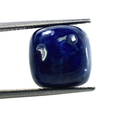 SODALITE PLAIN CUSHION SUGARLOAF CAB 12X12 MM 8.77 CTS