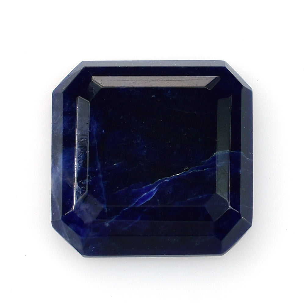 SODALITE TOP TABLE OCTAGON CAB (DARK/SOME WHITE LINE SPOTS) 14.00X14.00 MM 6.40 CTS