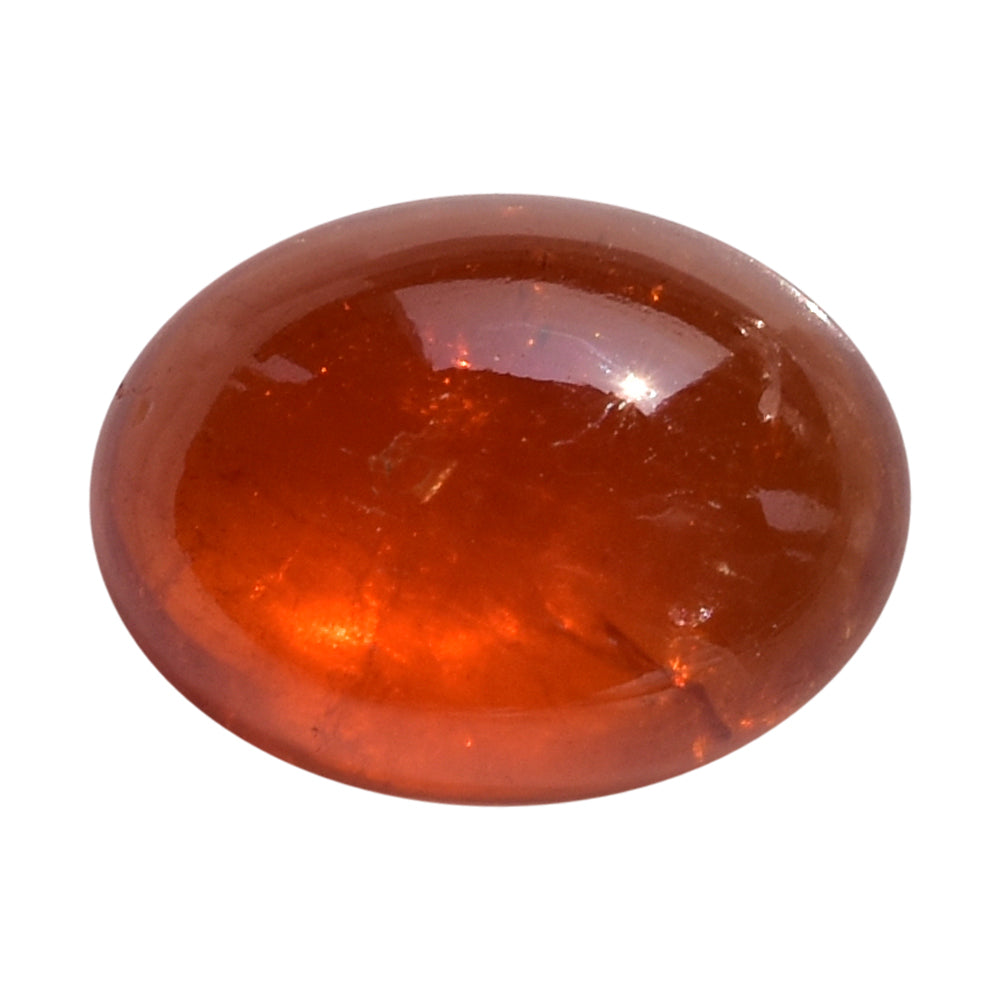 SPESSARITE PLAIN OVAL CAB (AAA/MILKY) 15.00X11.30 MM 11.70 Cts.