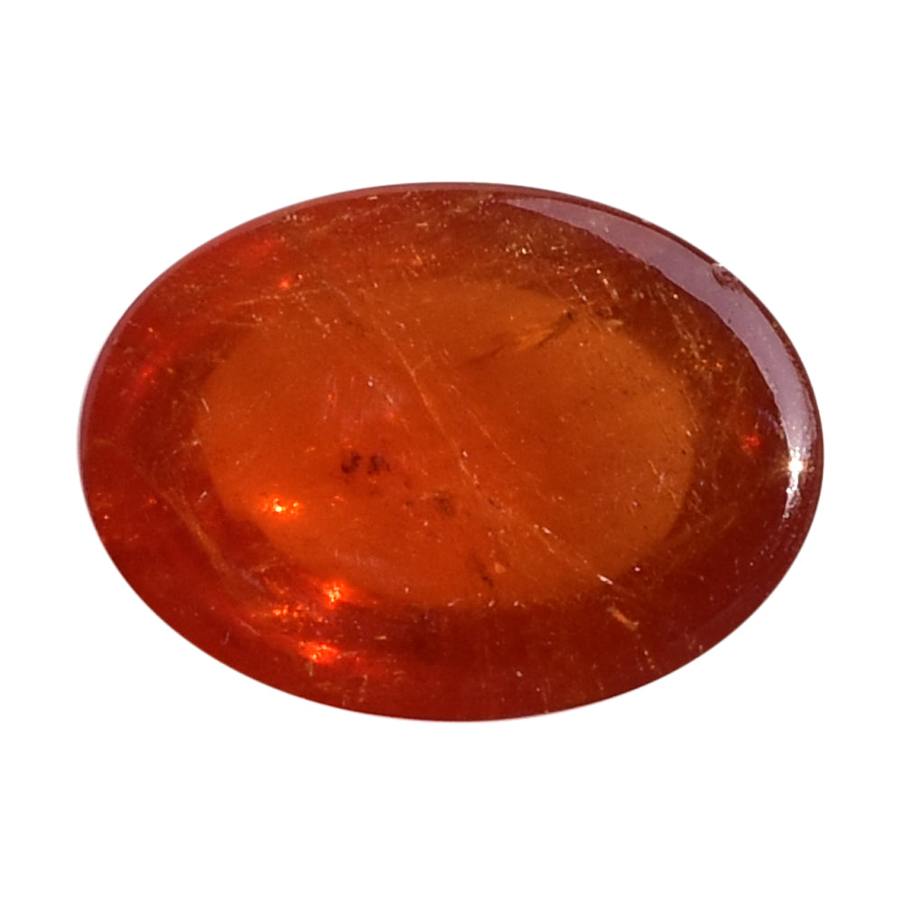 SPESSARITE PLAIN OVAL CAB (AAA/MILKY) 15.00X11.30 MM 11.70 Cts.