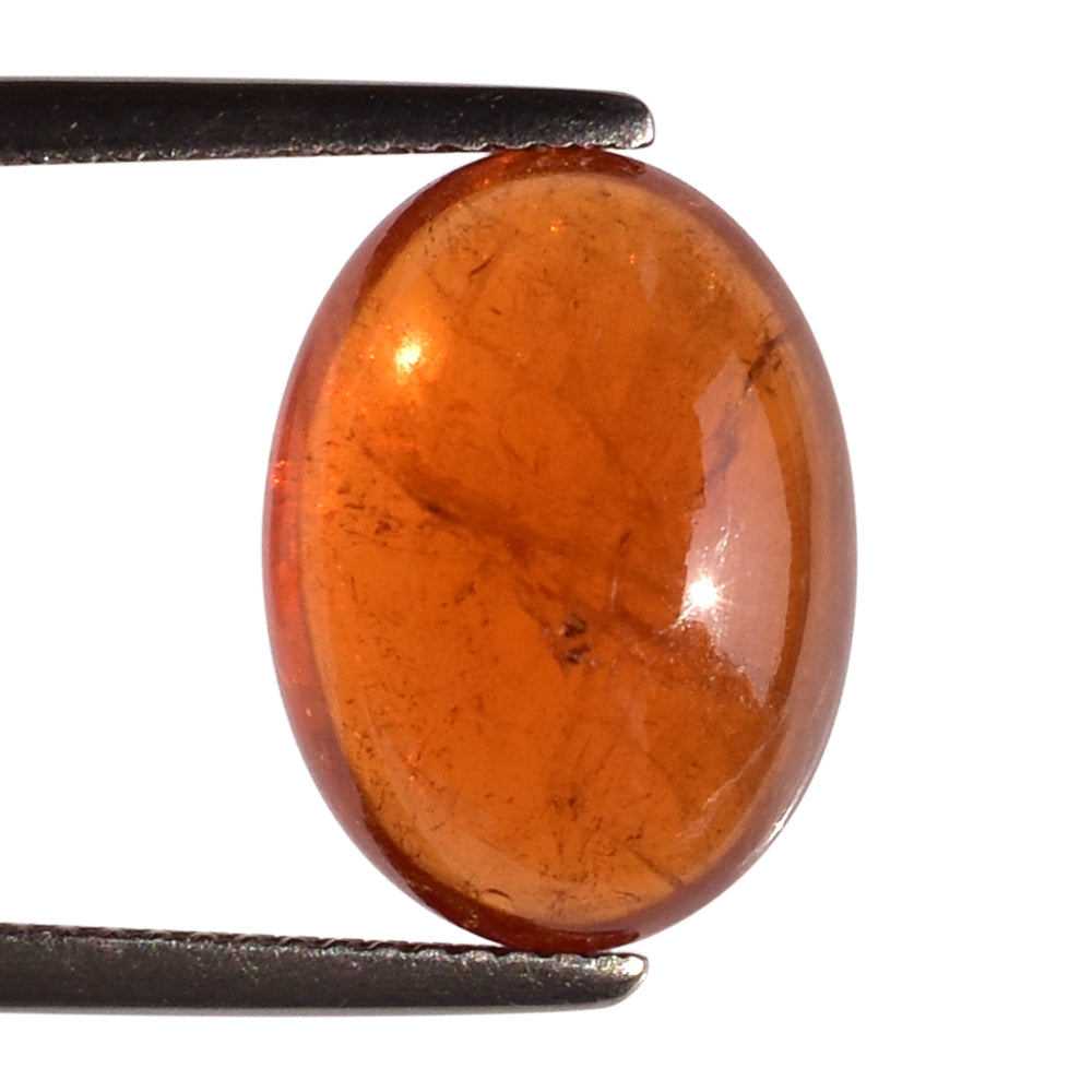 SPESSARITE PLAIN OVAL CAB (AAA/MILKY) 15.00X11.30 MM 11.70 Cts.