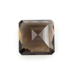 SMOKY QUARTZ CHECKER CUT SQUARE-OCTAGON 14MM 11.94 Cts.