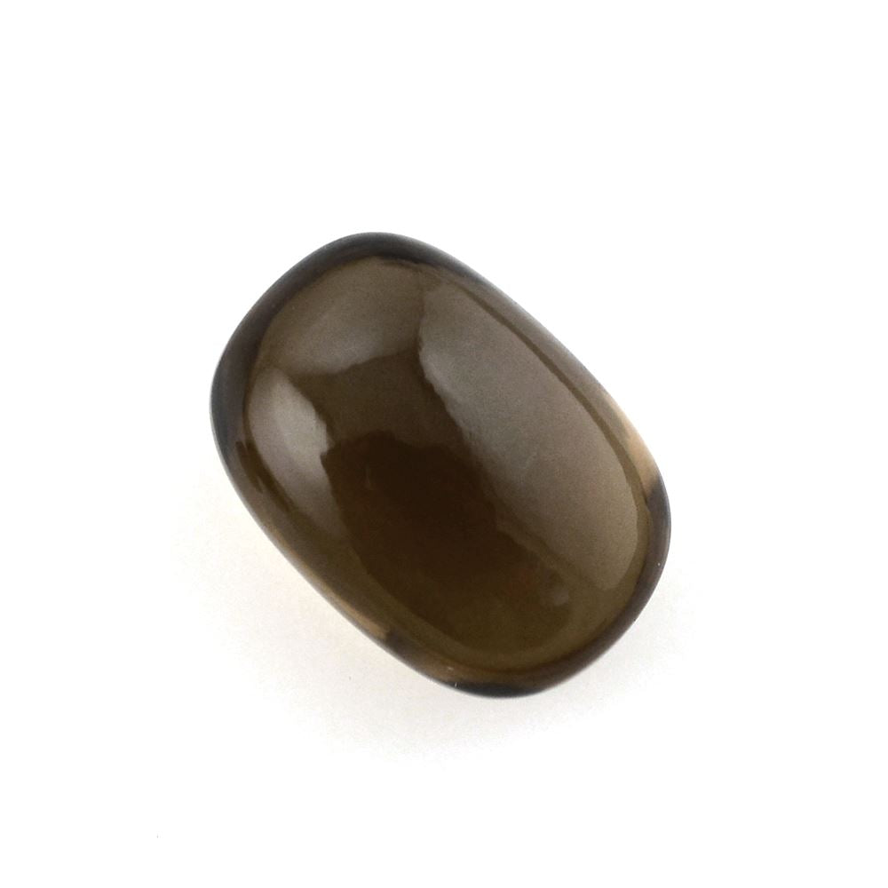 SMOKY QUARTZ PLAIN TUMBLE 15X10MM 9.80 Cts.