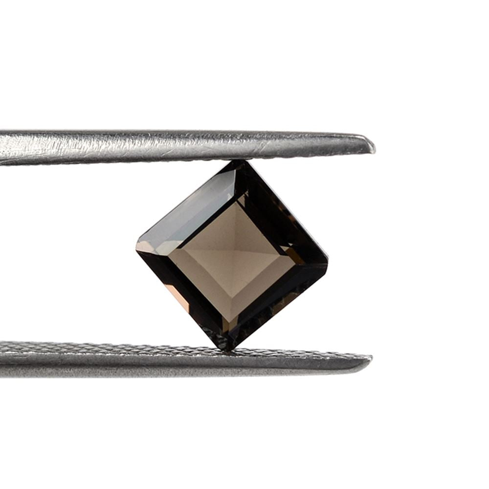 SMOKY QUARTZ CUT SQUARE-OCTAGON 6MM 1.02Cts.