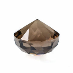 SMOKY QUARTZ ROSE CUT HIGH DOME ROUND 10MM 4.60Cts.