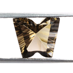 SMOKY QUARTZ CONCAVE BUTTERFLY (DES#64) 12X10MM 4.41 Cts.