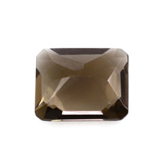 SMOKY QUARTZ OCTAGON RADIANT CUT WITH OCTAGON TABLE (DES#1) 10X8MM 2.94 Cts.