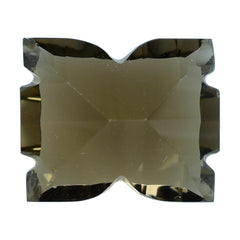 SMOKY QUARTZ CONCAVE BOW (DES#50) (MEDIUM) 11X9MM 4.34 Cts.