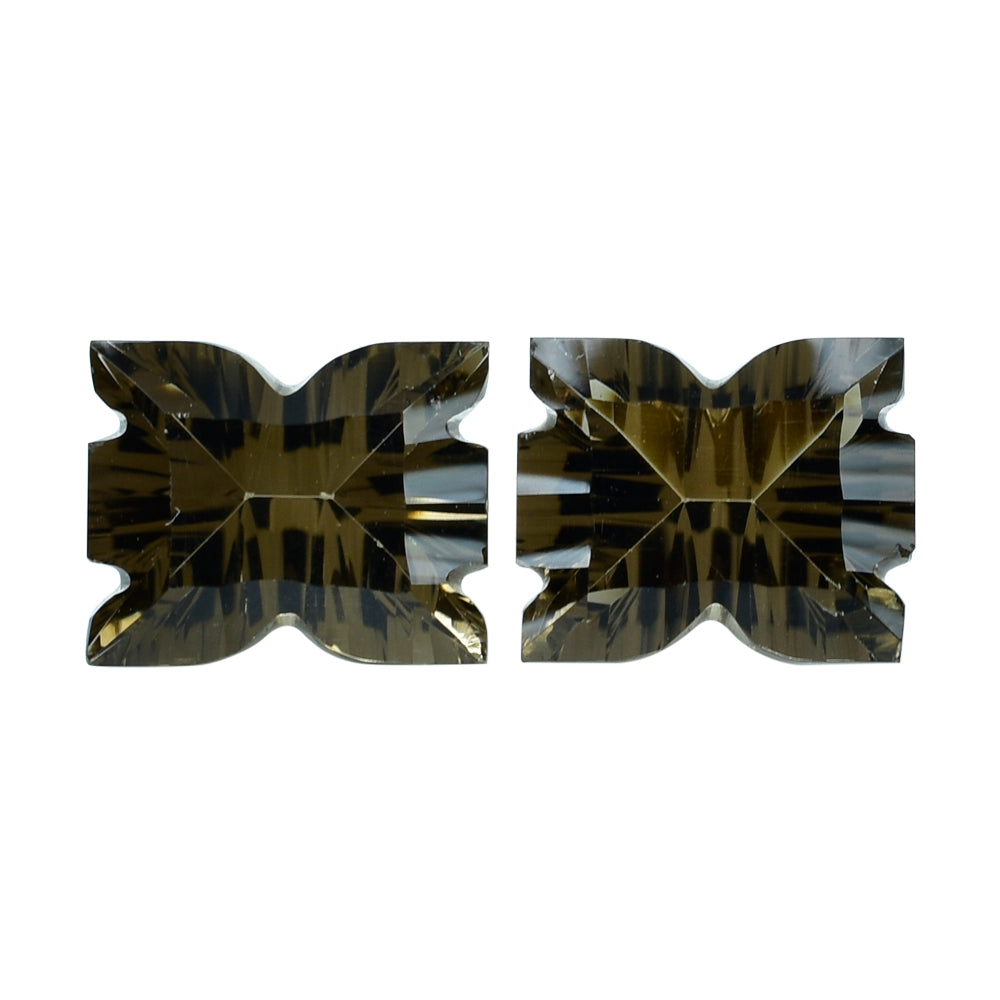 SMOKY QUARTZ CONCAVE BOW (DES#50) (MEDIUM) 11X9MM 4.34 Cts.