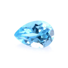 SWISS BLUE TOPAZ CUT PEAR 6X4MM 0.53 Cts.