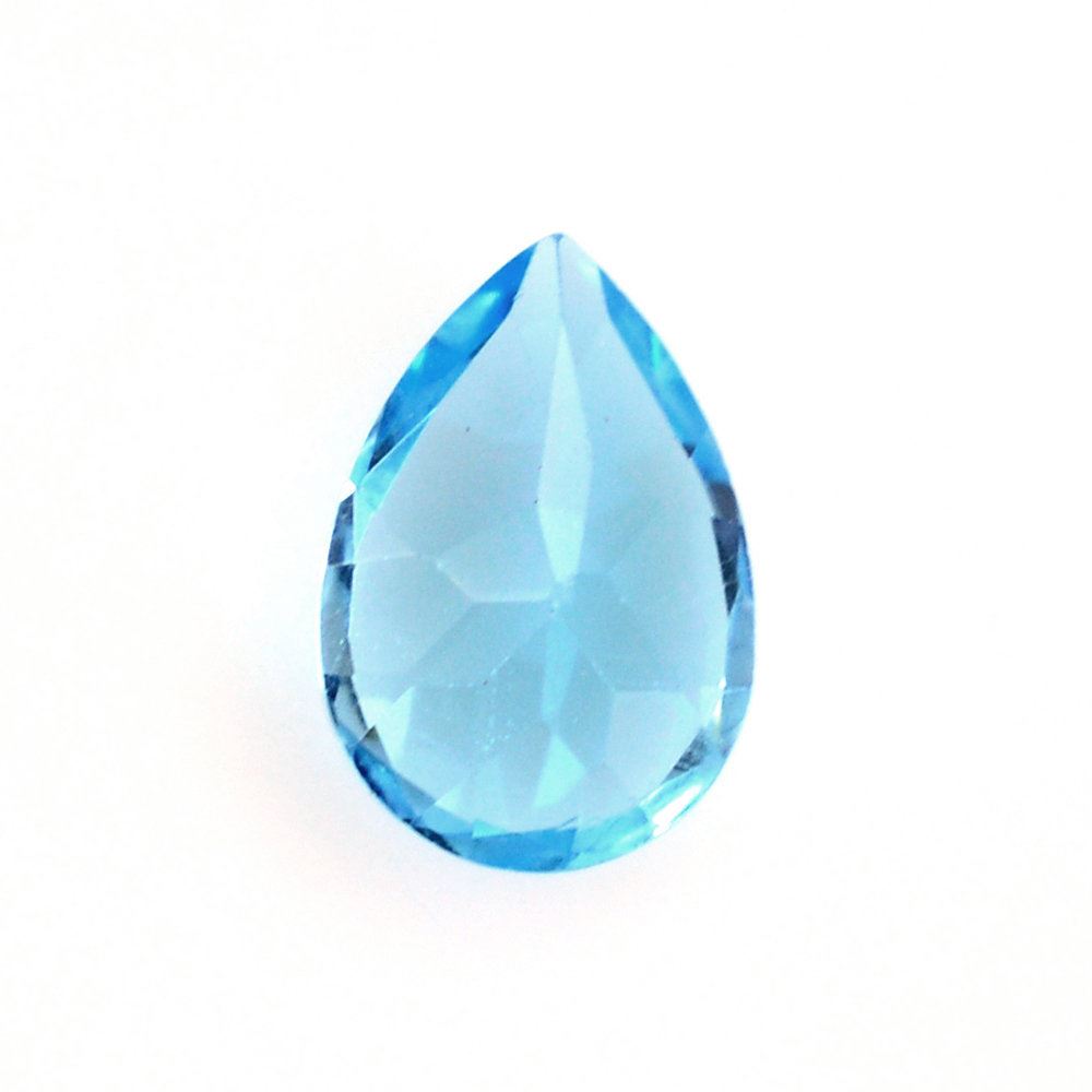 SWISS BLUE TOPAZ CUT PEAR 6X4MM 0.53 Cts.