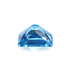 SWISS BLUE TOPAZ PRINCESS CUT SQUARE 6MM 1.23 Cts.