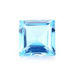 SWISS BLUE TOPAZ CUT SQUARE 6MM 1.25 Cts.