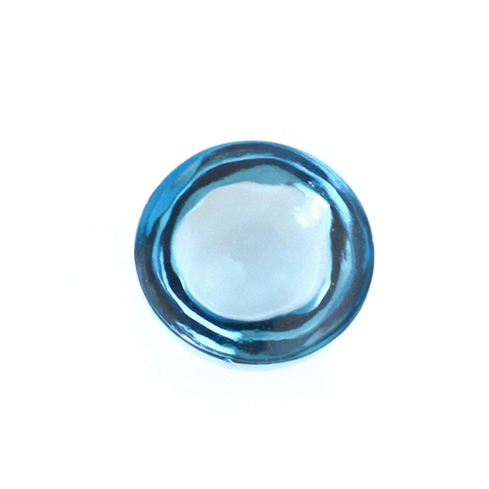 SWISS BLUE TOPAZ ROUND CAB 6MM 1.13 Cts.