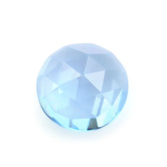 SWISS BLUE TOPAZ ROSE CUT ROUND CAB 6MM 1.00 Cts.