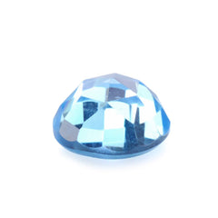 SWISS BLUE TOPAZ ROSE CUT ROUND CAB 6MM 1.00 Cts.