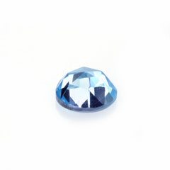 SWISS BLUE TOPAZ ROSE CUT ROUND CAB 3MM 0.13 Cts.