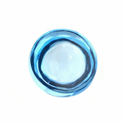 SWISS BLUE TOPAZ ROUND CAB (BABY) (SI) 6MM 1.40 Cts.