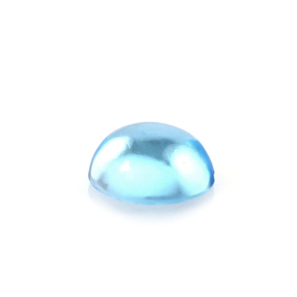 SWISS BLUE TOPAZ ROUND CAB 4.50MM 0.43 Cts.