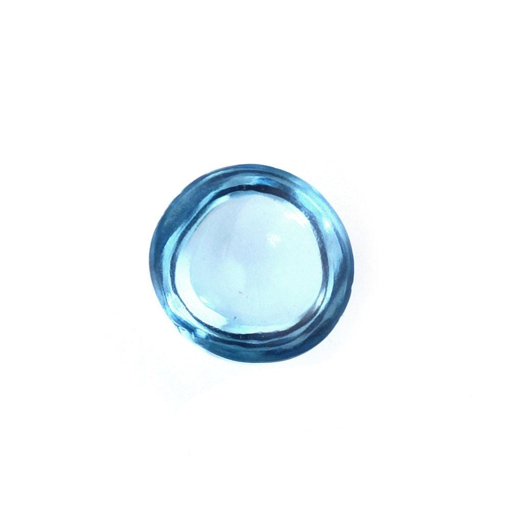 SWISS BLUE TOPAZ ROUND CAB 4.50MM 0.43 Cts.