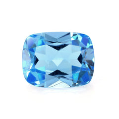 SWISS BLUE TOPAZ CUT CUSHION 9X7MM 2.41 Cts.