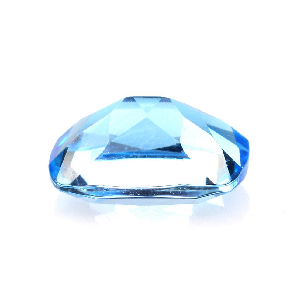 SWISS BLUE TOPAZ CUT CUSHION 9X7MM 2.41 Cts.