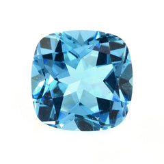 SWISS BLUE TOPAZ CUT CUSHION 8MM 2.65 Cts.
