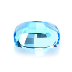 SWISS BLUE TOPAZ STEP CUT CUSHION 10X8MM 3.53 Cts.