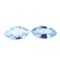 SWISS BLUE TOPAZ CUT MARQUISE 4X2MM 0.10 Cts.