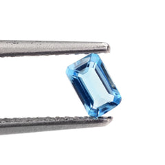 SWISS BLUE TOPAZ CUT OCTAGON 5X3MM 0.30 Cts.